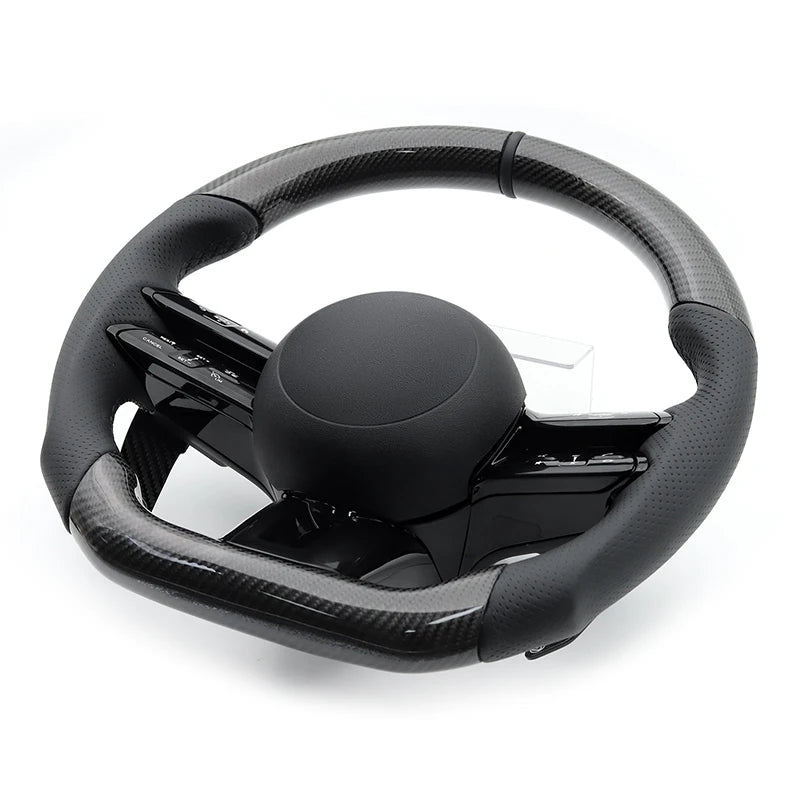 Upgrade Carbon Car Steering Wheel for Mercedes Benz AMG W204 W205 W221 W222 E300 Cls Glc Gle Gls Gla Cla Glk G63 GLA45