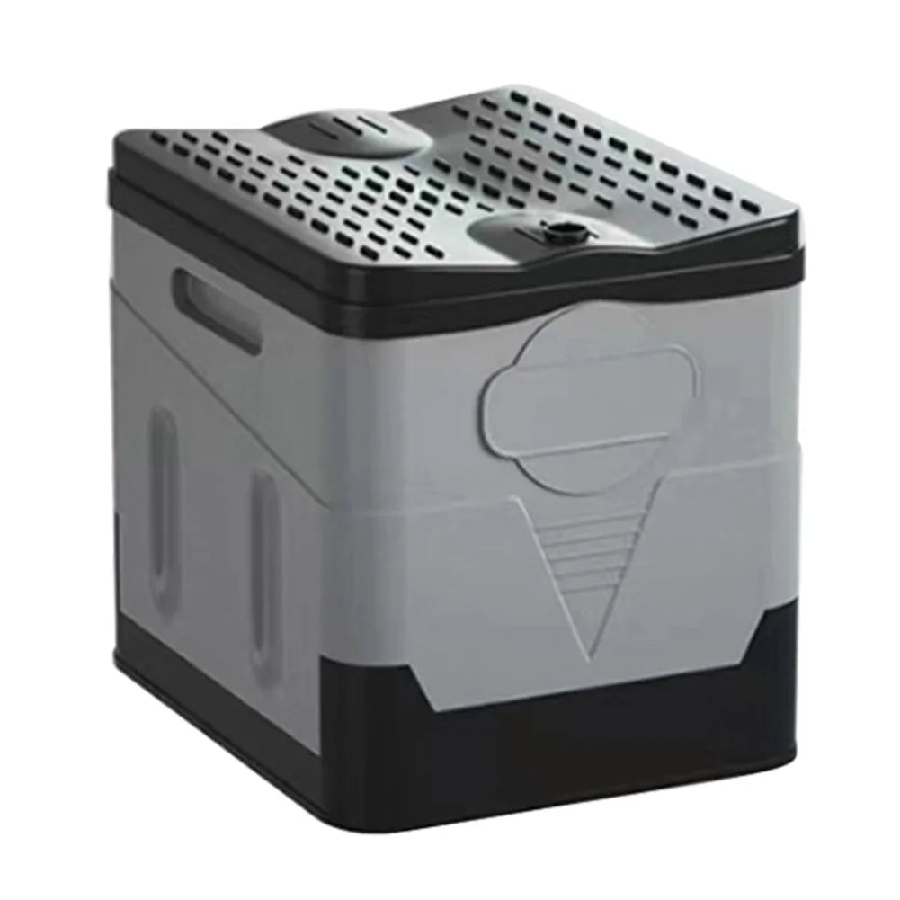 1-8 Roll Portable Toilet Car Toilet Bucket Trash Can Travel Outdoor Camp Folding Toilet for Tour Emergency Self-driving for Adul