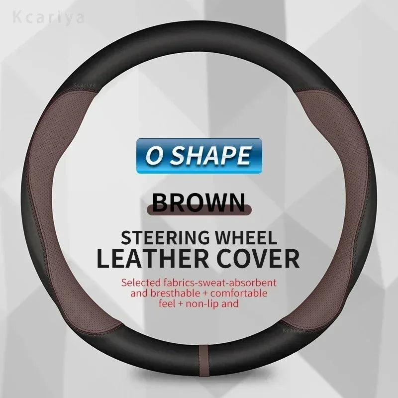3D Embossed Non-slip Steering Wheel Cover 38CM for Chevrolet Cavalier Colorado Cruze Lacetti Onix Orlando Silverado Spark Tahoe