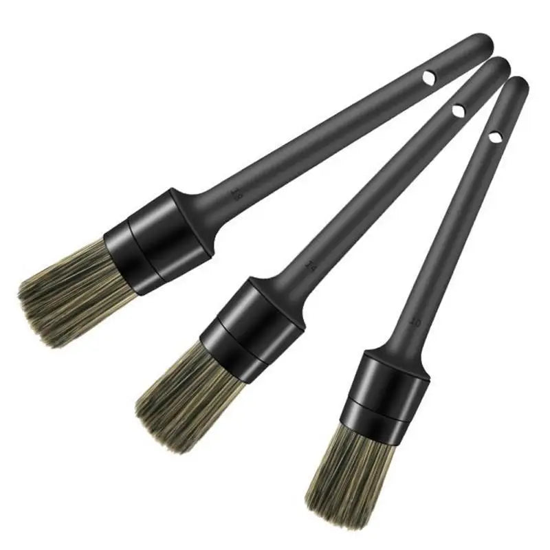 2-6PCS Car Detailing Brush Super Soft Auto Interior Detail Brush With Synthetic Bristles Car Dash Duster Brush Accessories
