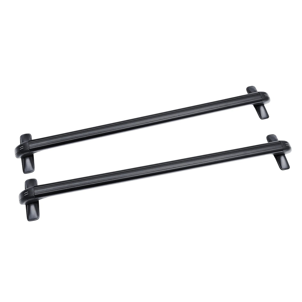 2Pcs Car Top Luggage Rack Car Roof Lockable Luggage Cross Bars Carrier 1m Aluminum Roof Racks Universal Use for 4 or 5 Door Cars