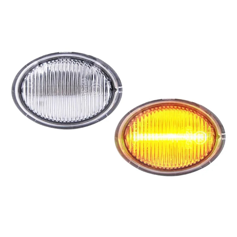 12V Clear Lens LED Side Marker Lamp Assembly For Maserati GranCabrio Granturismo Quattroporte Blinker Turn Signal Light