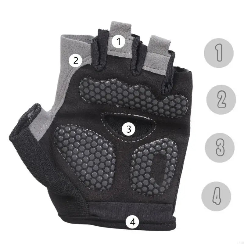 Outdoor Half Finger Gloves Sun Protections Outdoor Gloves Cycling Gloves