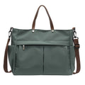 HOMEFISH Stylish Nylon Women's Tote Bag Shoulder Handbag with Large Capacity And Two Pockets for Commuting