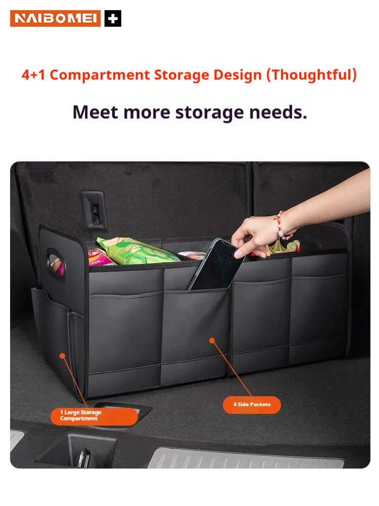 Car Trunk Foldable Storage Box Large Capacity Storage Bag For Subaru STI Brz Wrx Xv Ascent Forester Outback Impreza Legacy