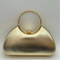 Women's Luxury Evening Clutch Bag Box Purse Metal Handle Chain Strap Party Wedding Handbag for Formal Occasions
