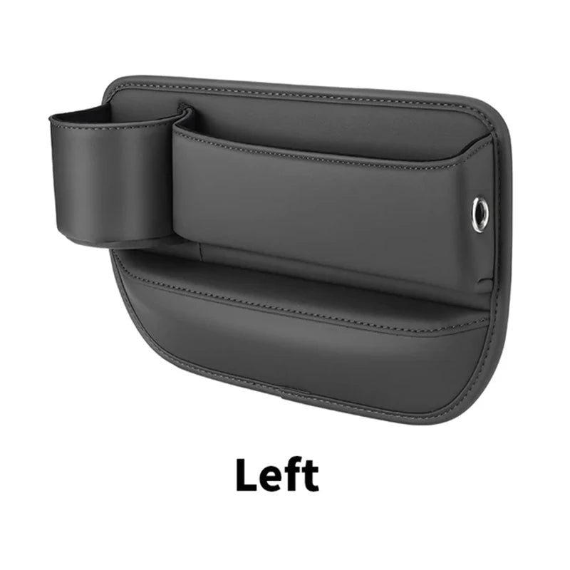 Leather Car Seat Sewn Gap Crevice Slot Storage Box Cup Holder For BMW E46 F30 E60 E90 F10 X5 E70 E39 E36 E87 X7 E92 E91 E28 X3 X