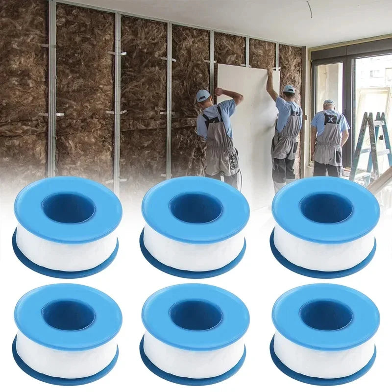 10Pcs PTFE Plumbing Thread Seal Tape Oil-Free Leakproof Sewer Plug Water Pipe Faucet Repair Tool Adhesives Sealants