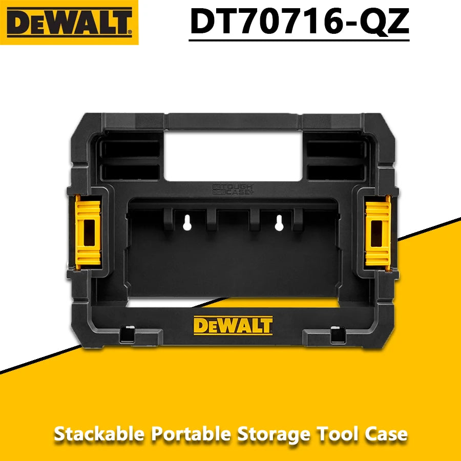 DEWALT DT70716 TSTAK Tool Box Stackable Removable Portable Storage Box Tool Case Plastic Outer Box Power Tool Accessories
