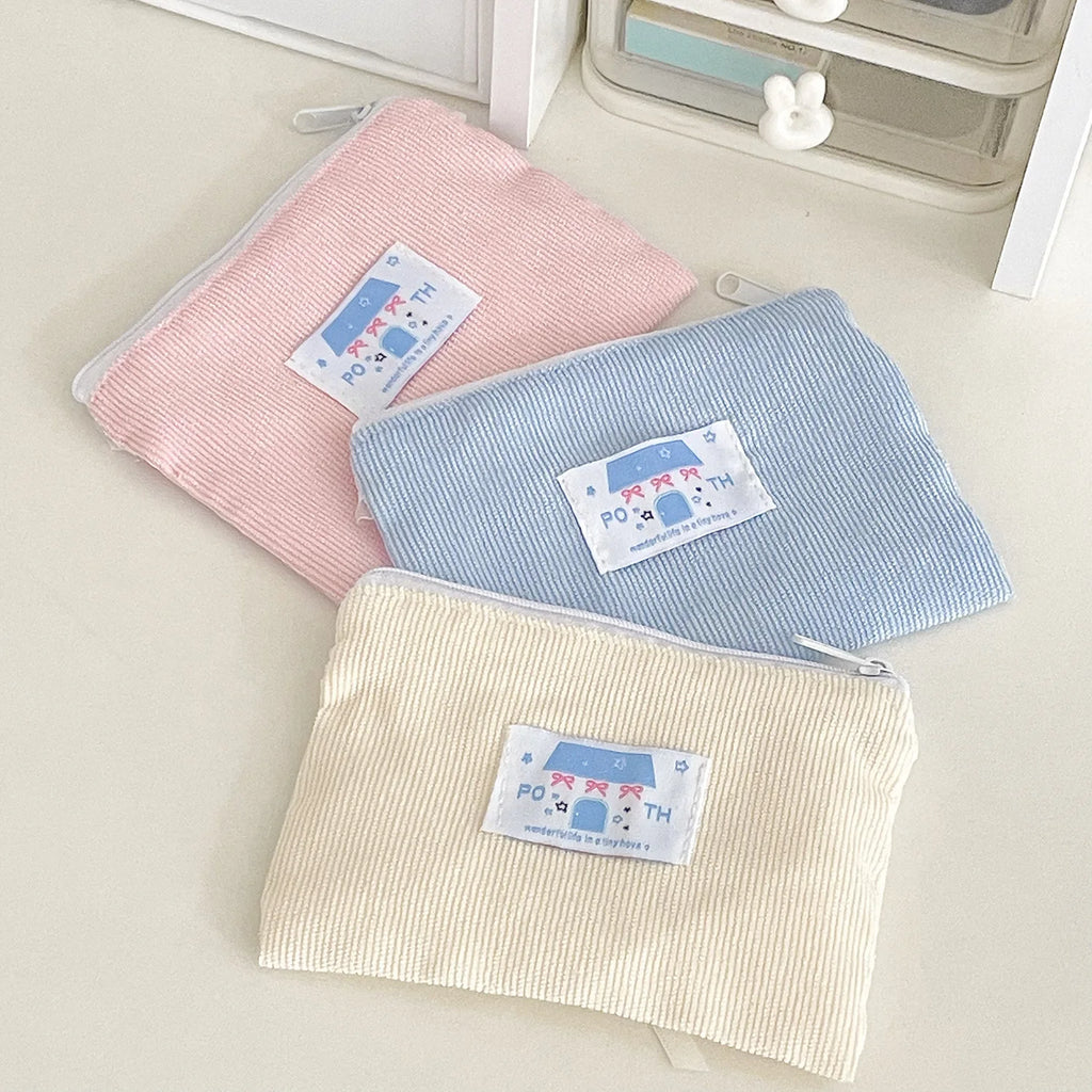 YT Student Portable Macaron Color Cute Small Item Storage Bag Miscellaneous Bag Ballet Style Bow Coin Purse