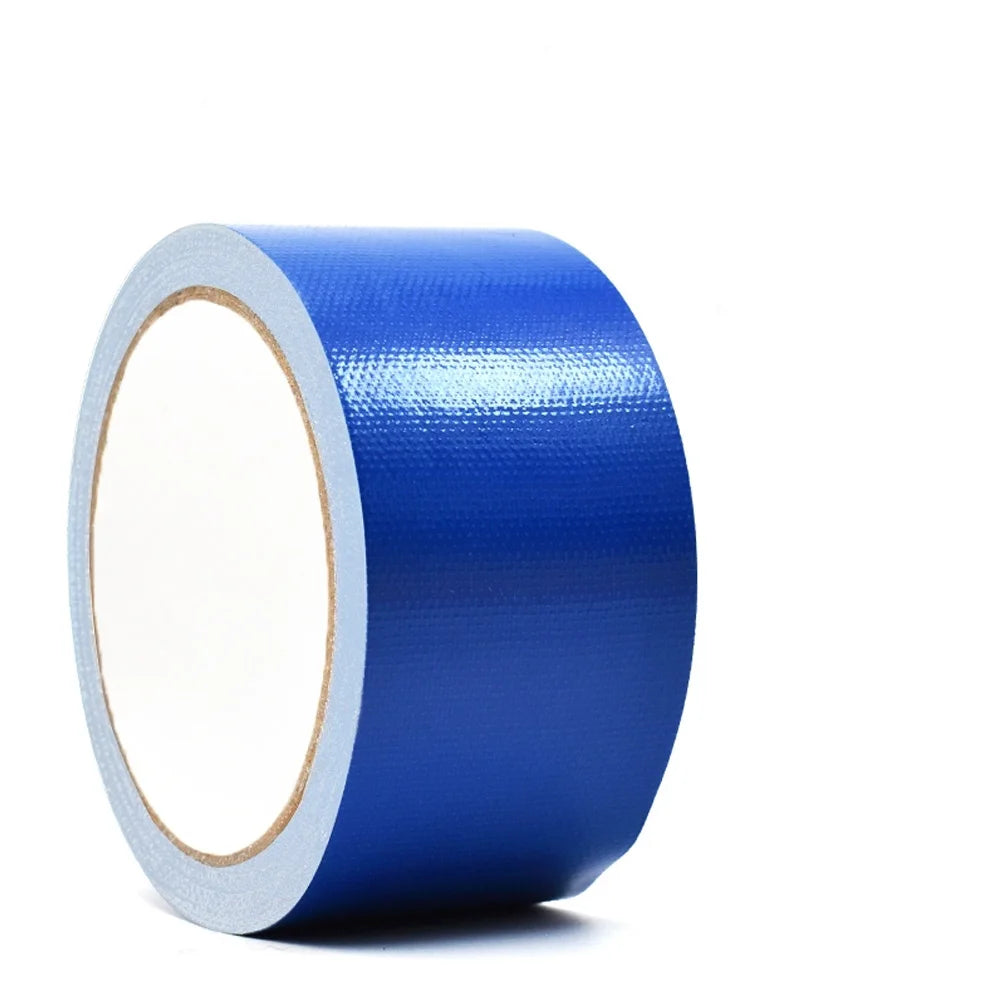 W10-500mm Dark Blue Bucky Waterproof Packaging Tape, Durable Single-Sided Adhesive Tape for Stage, Carpet, Floor, Pipe Duct tape
