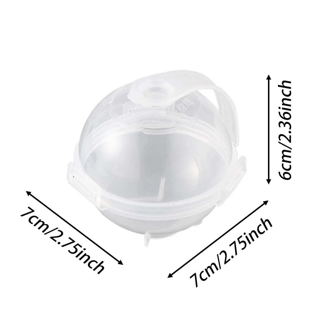1/12x Round Ice Makers Ice Ball Mold Reusable Plastic Refrigerator Spherical DIY Moulds Kitchen Tools Quick Freezing Hockey Mold