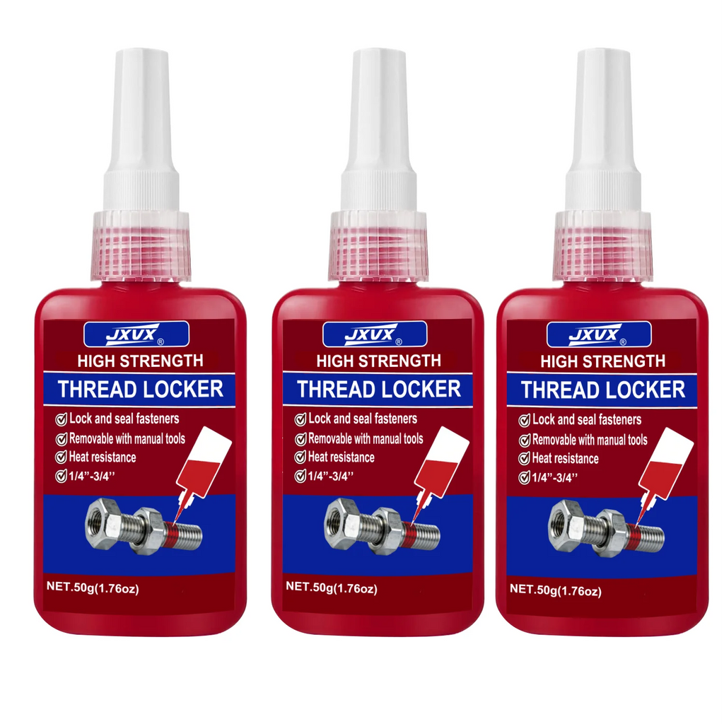 243/271 Medium Strength To High Threadlocker Blue  Red Threadlocker Adhesive Thread Locker Blue Screw Glue Agent Anaerobic Glue Anti-Loose 50ml.