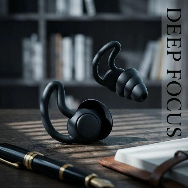 Advanced sense sleep noise reduction earplug, silicone plug super soft, men and women, learning travel swimming