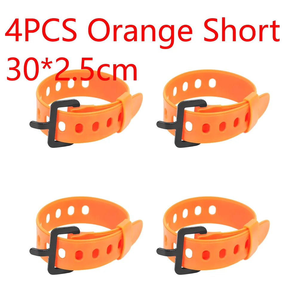 Luggage Cargo Ties Portable Multipurpose Tie Buckle Rubber Convenient Elastic Free Adjustment Outdoor Tools Gadgets