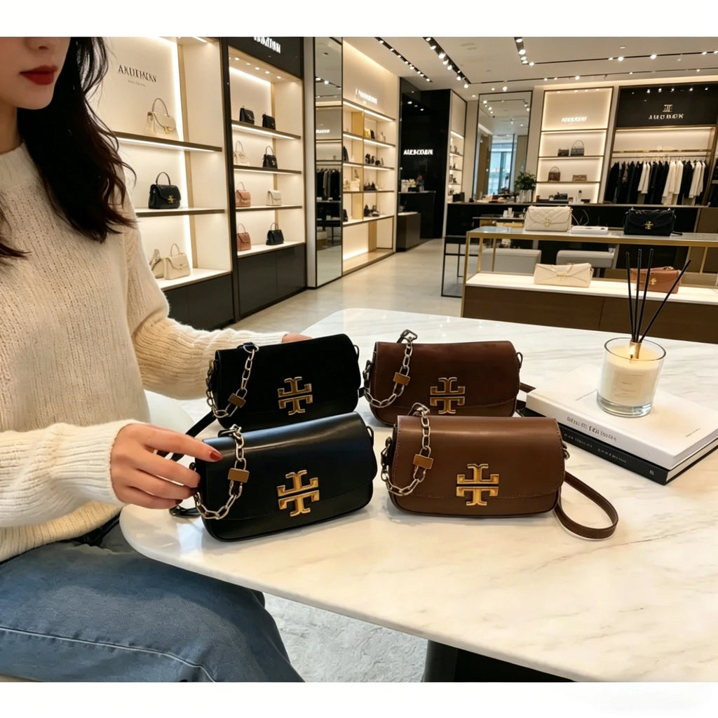 Minimalist Diaper Bag Women's Leather Crossbody Bag Luxury Vintage Tote Designer Large Capacity Elegant And Stylish