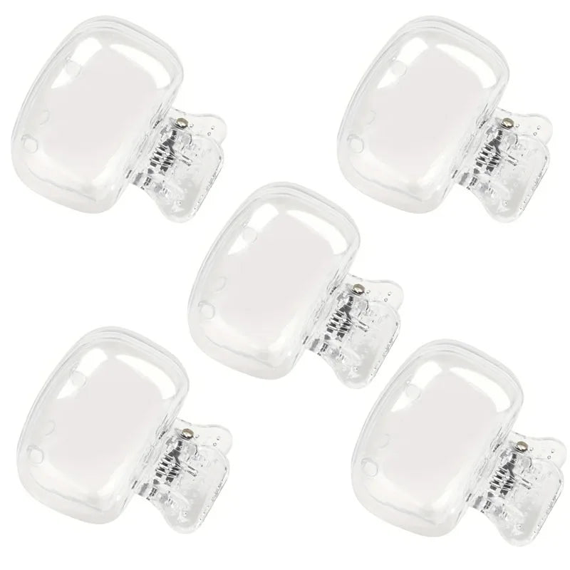 5pcs Portable Toothbrush Head Cover Clips Plastic Dustproof Head Germproof Protector Caps Travel Hiking Camping Bathroom