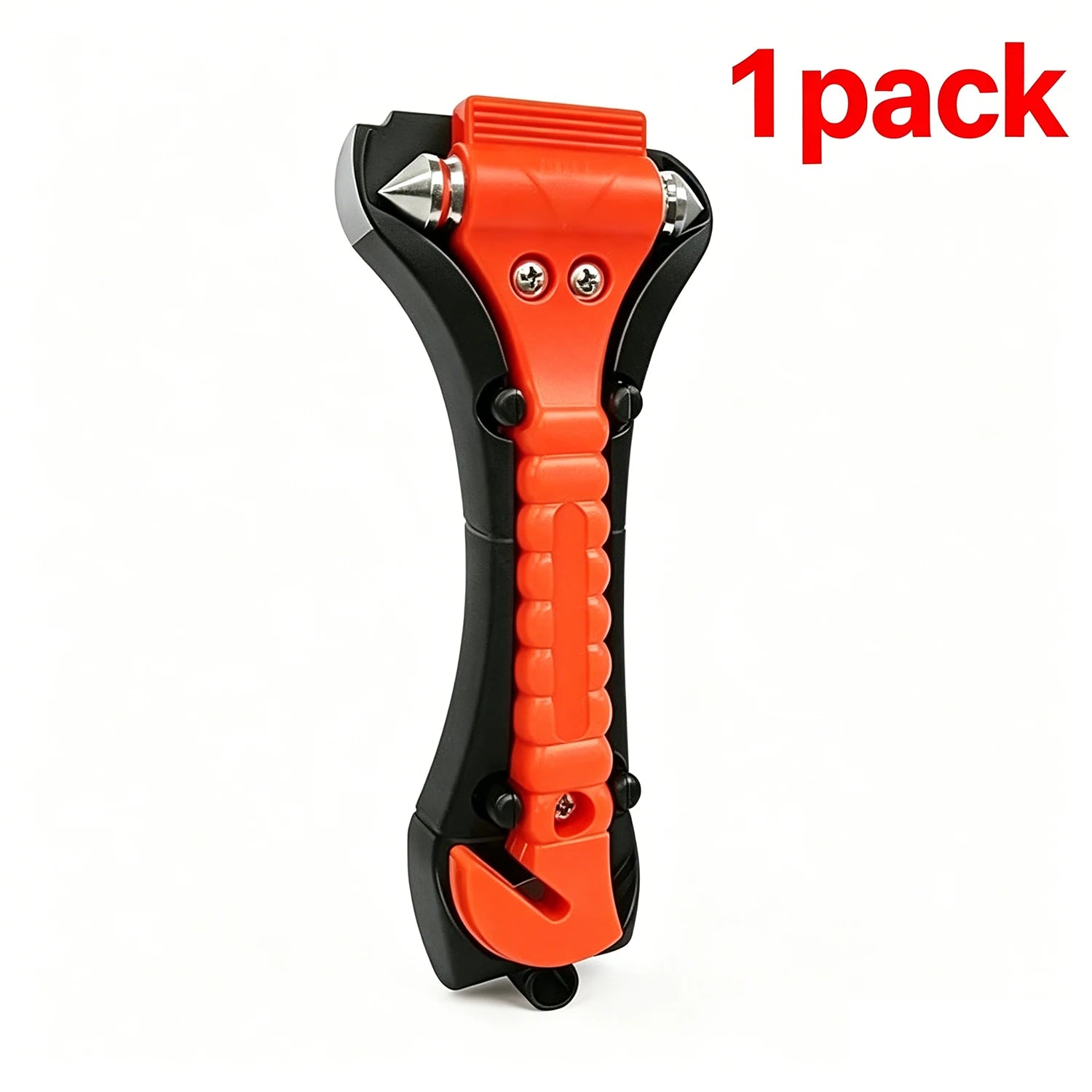 1/8PCS Emergency Escape Hammer, Car Safety Tool with Seat Belt Cutter & Window Breaker, Red Survival Tool for Camping Driving