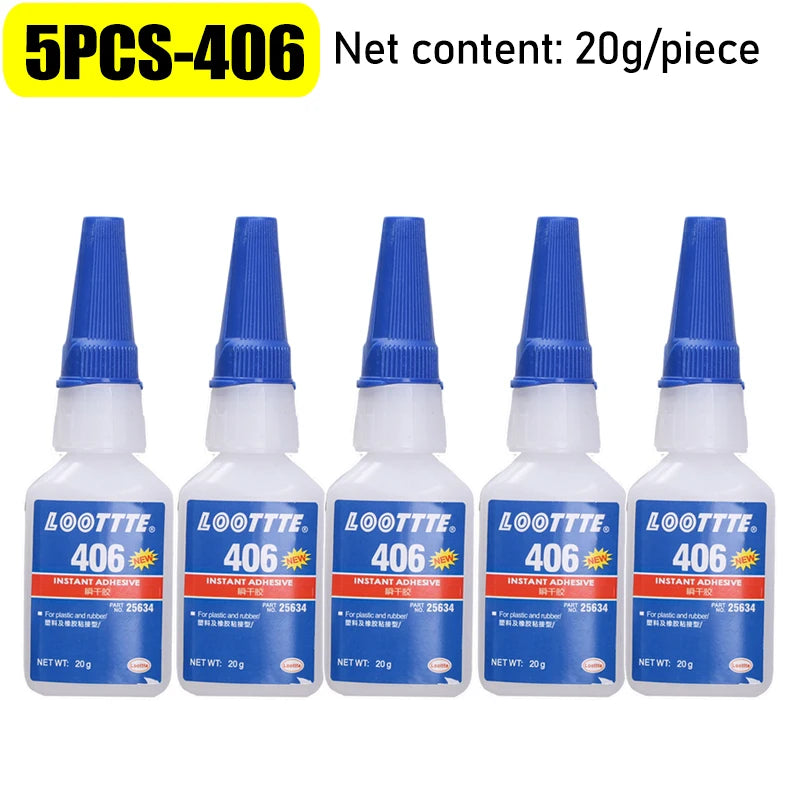 10/1pc 495/401/406 Strong Glue Quick Drying Instant Liquid Glue High Temperature Resistant Adhesive for Metal Plastic Wooden