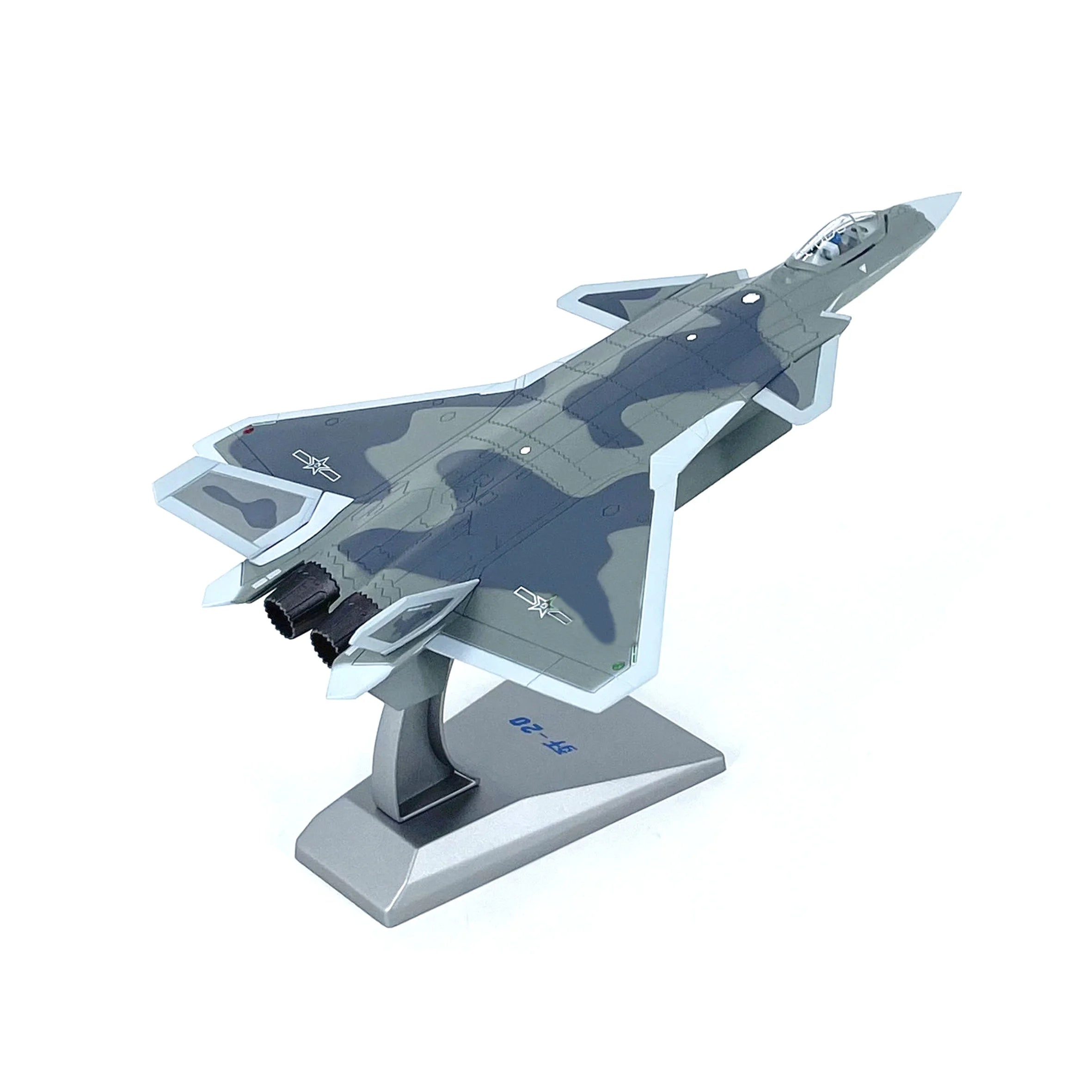 1: 100 Chinese J-20 Heavy Stealth Fighter Model Static Alloy Aircraft Model