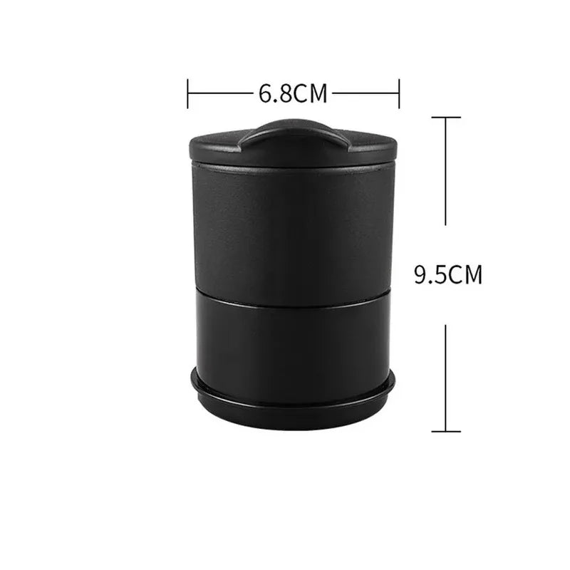 1-5Pcs New Car Ashtray Garbage Coin Storage Cup Container Cigar Ash Tray Car Styling Universal Size ashtray