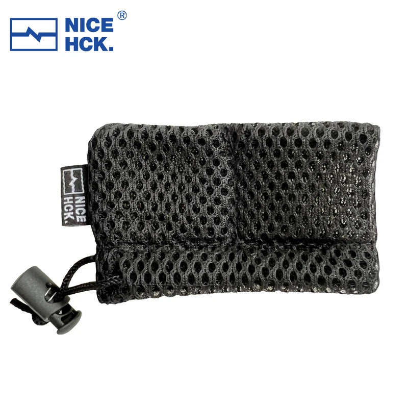 NICEHCK Black HIFI Earphone Mesh Carrying Bag Earbud Protection Pouch Rub Resistance USB Cable Elastic Organizer Accessories