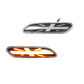 Union Jack Style Dynamic Amber LED Front Side Marker Turn Signal Lights For MINI Cooper R60 Countryman & R61 Paceman 2011-2016