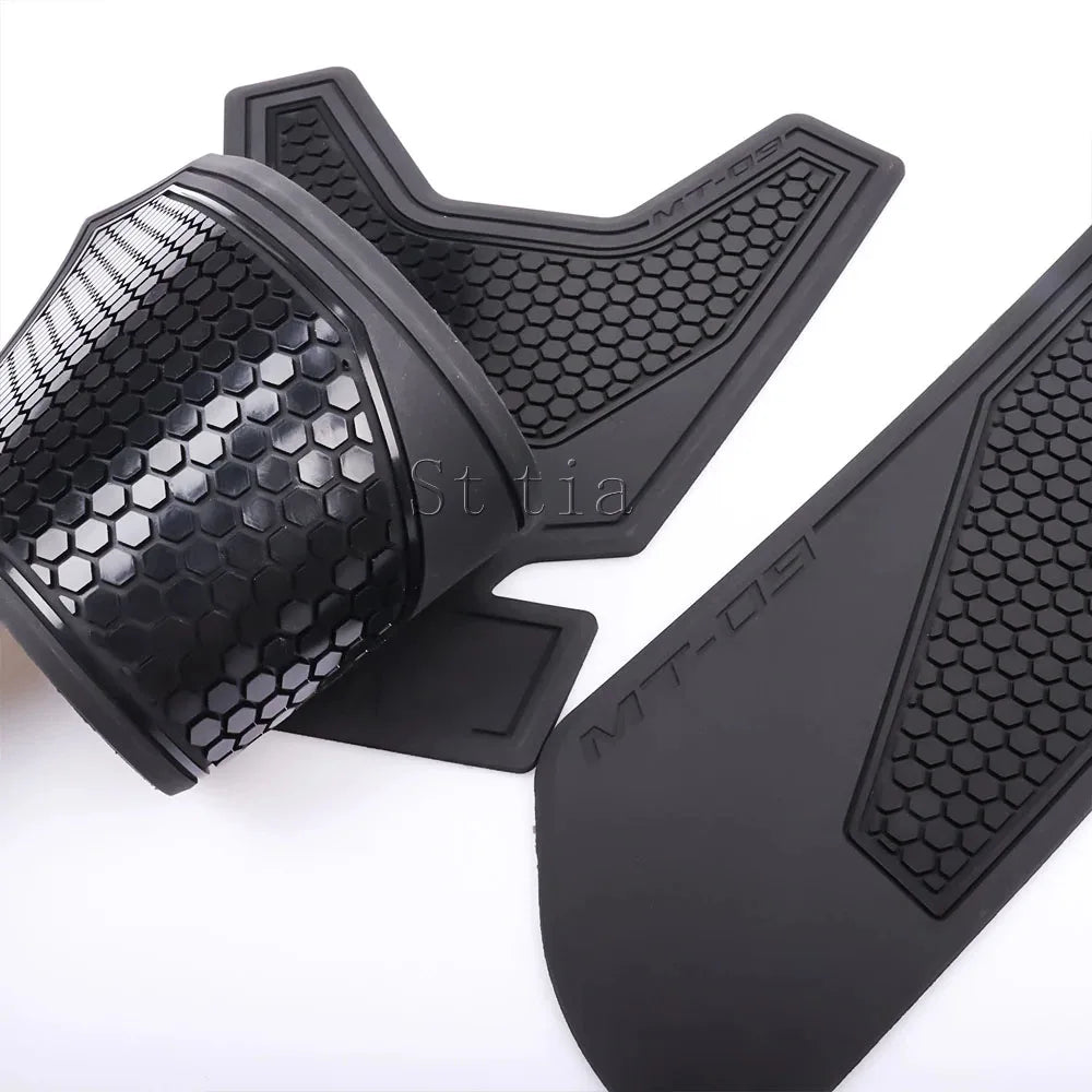 Rubber Sticker For YAMAHA MT-09 MT09 SP 2024 2025 Motorcycle Side Tank Pad Anti Scratch Stickers