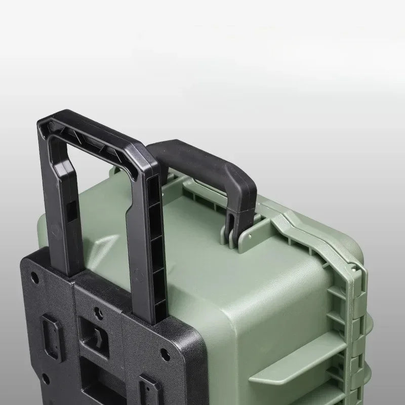 Multifunctional Plastic Tool Box Photographic Equipment Safety Protection Professional Outdoor Carrying Draw-bar Storage Case