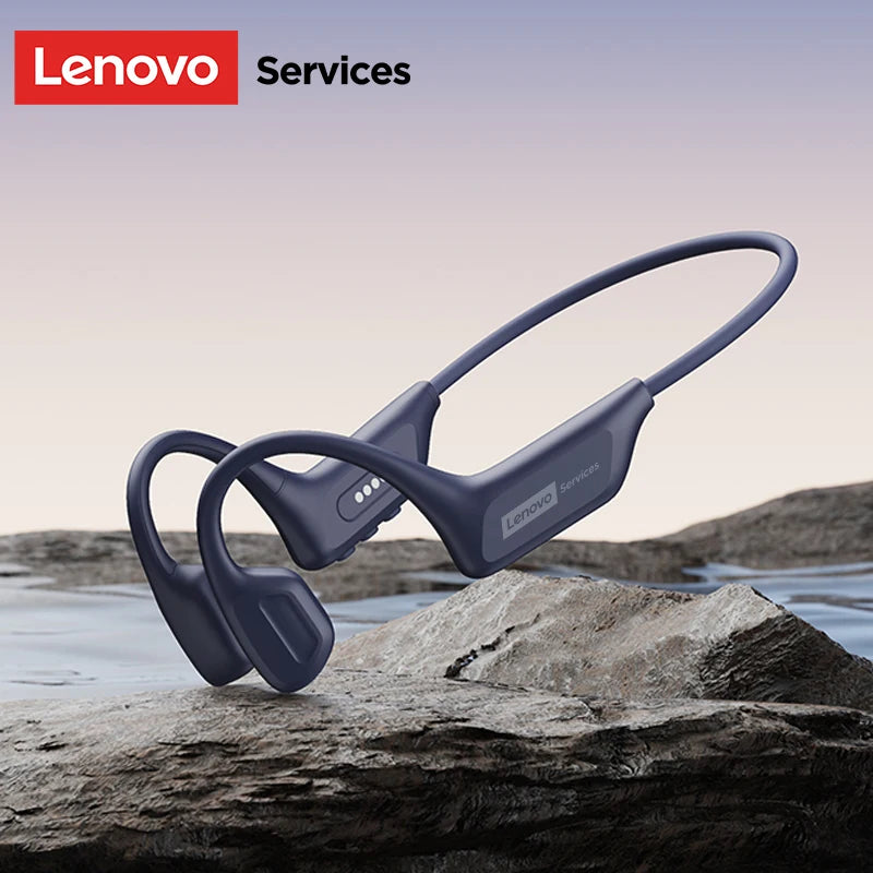 Lenovo S106 True Bone Conduction Headset Bluetooth 6.0 IPX8 Waterproof Headphones 32GB MP3 HIFI Earphones With MIC For Swimming