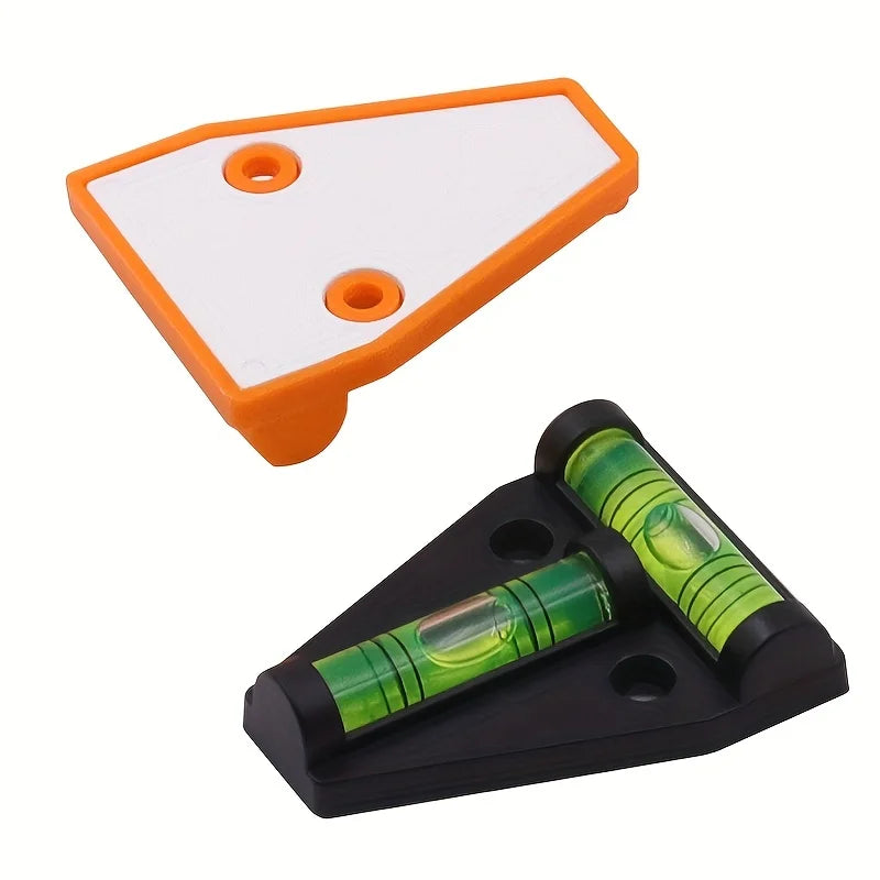 Horizontal Bubble Triangle Level Green Bullseye Circular Spirit Level T-type Scope Precision Spirit Bubble Measuring Kit