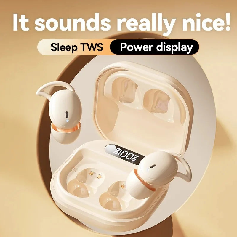 Wireless Bluetooth M72 Sports Game Music Mini Invisible Sleep Built in Microphone Earphones Suitable for Android IOS