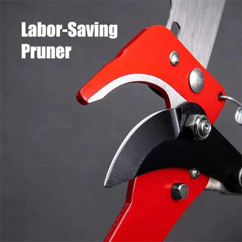 2 In 1 Extendable Tree Pruner Saw Long Handle Branch Cutter Garden Pruning Shears High Branch Trimmer Outdoor Tool
