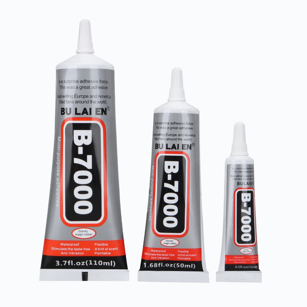 B7000 Super Glue 15/50/110ML Waterproof Semi-Fluid Adhesive for Mobile Phone Repair DIY Jewelry Crafts Metal Resin Projects
