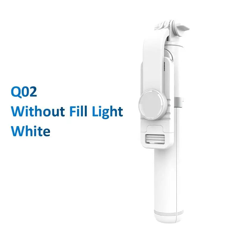 Portable Bluetooth Selfie Stick Tripod With LED Light Adjust Brightness Bluetooth Remote Foldable Tripod For Video Live Holder