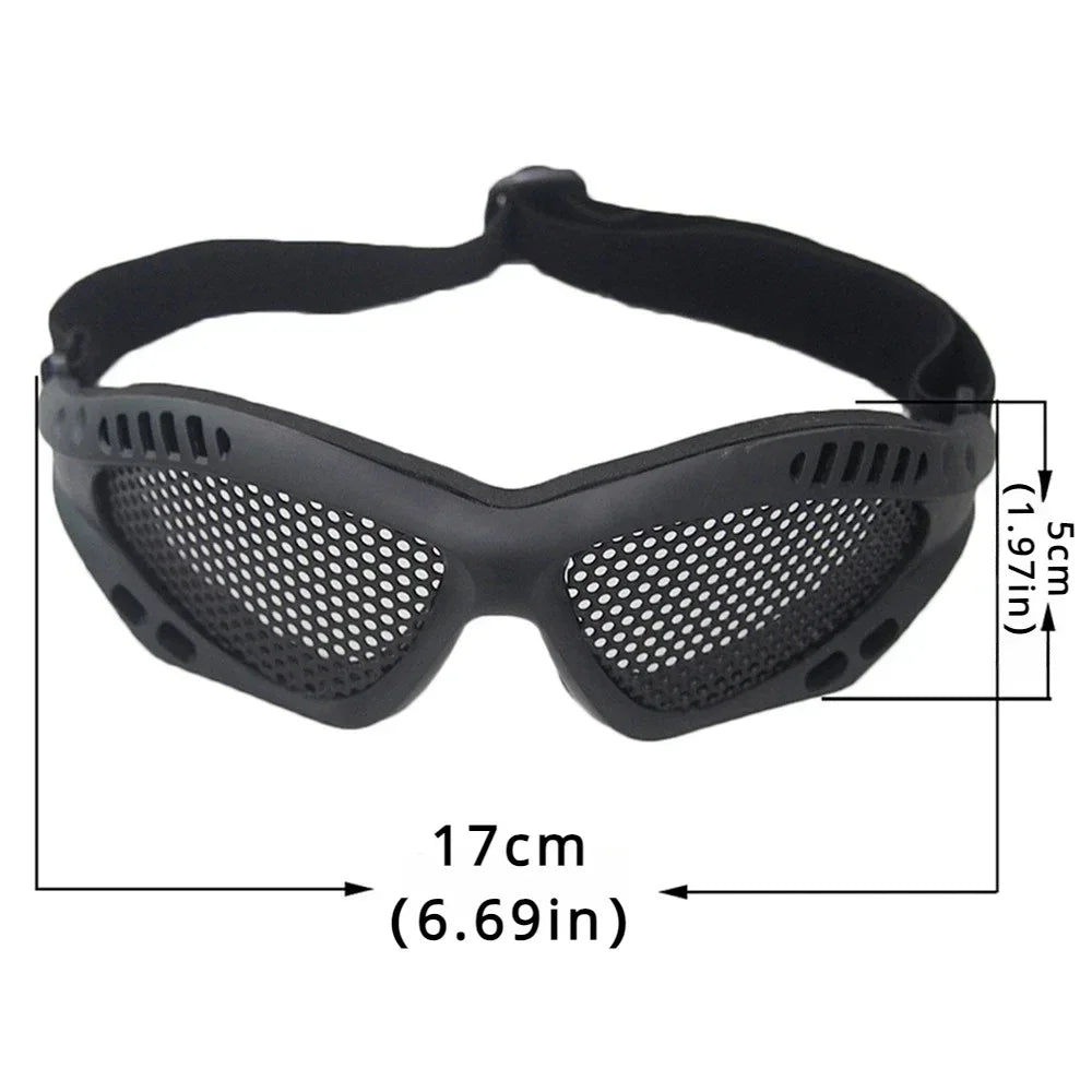 1Pc Impact Resistant Safety Goggles Multipurpose Eye Protection for Work Cycling Paintball