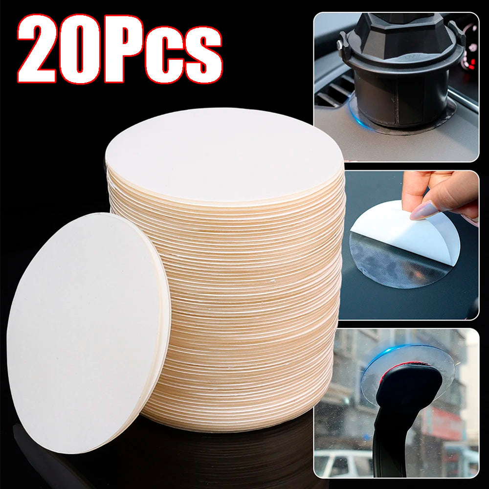5-20Pcs Round Double Adhesive Sided Tape Fastener Strong Adhesive Acrylic Sticker for Car Holder GPS Phone Holder Accessories