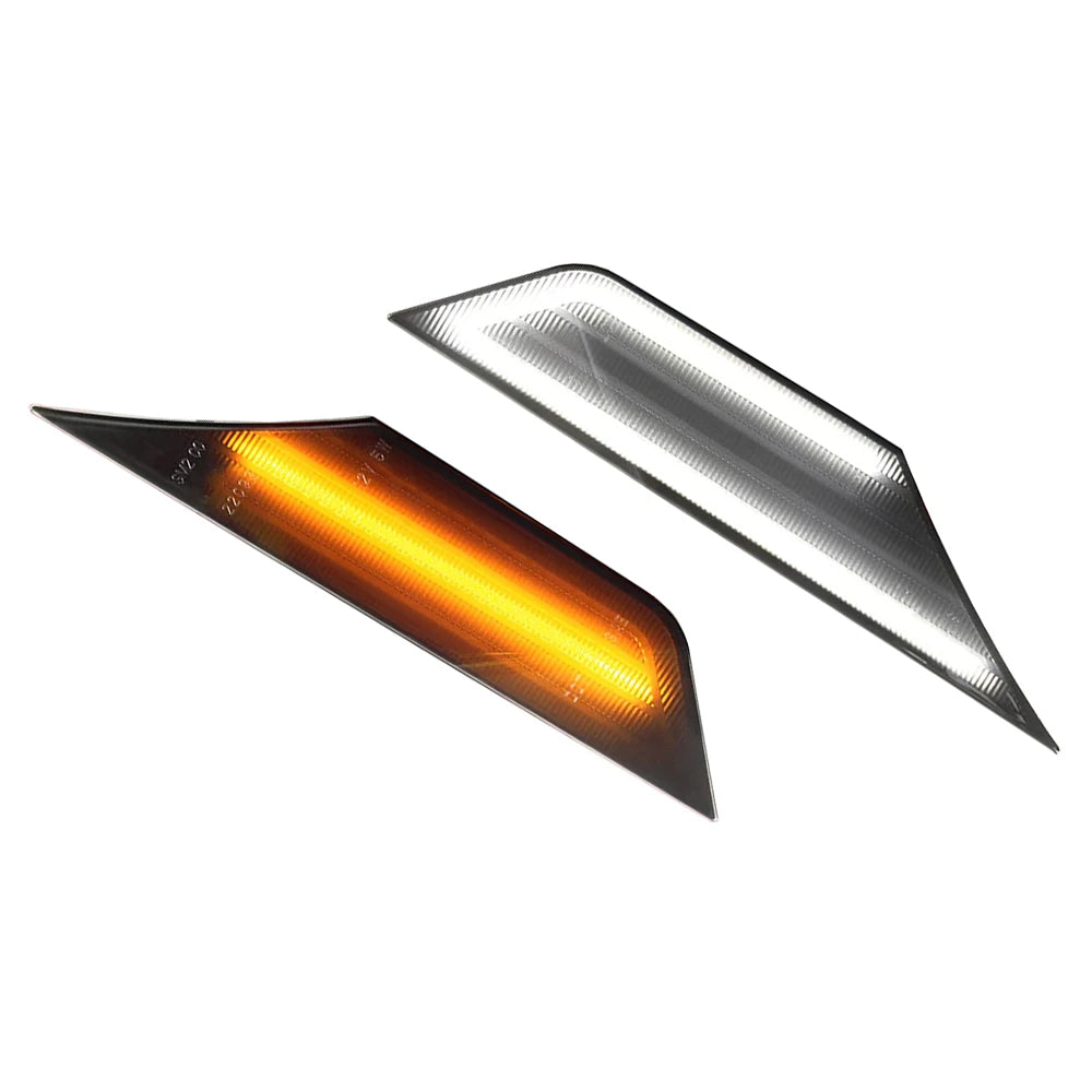 2PCS LED Side Marker Turn Signal Light White Running Light Position Lamp For Honda Civic 2016 2017 2018 2019 2020 2021 For Car