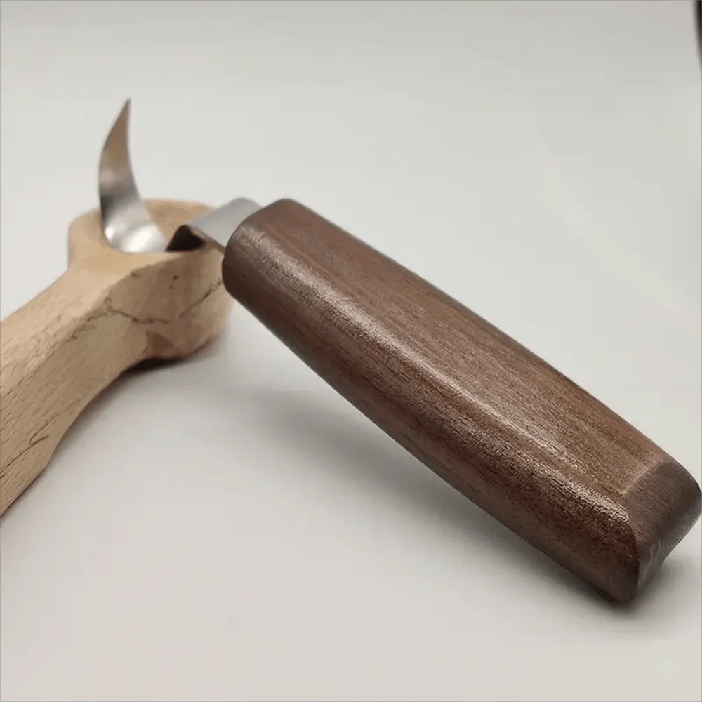 Carving Tool Set, Wood Carving Tools, Wood Carving Hook Knife, Right Hand Bowl and Cup, Suitable for Beginners