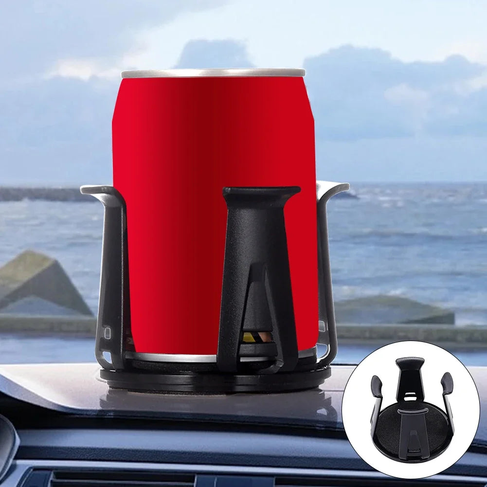 Multifunction Car Beverage Cup Bottle Holder Adhesive Cup Storage Rack Holder Car Drink Rack Auto Interior Accessories Black