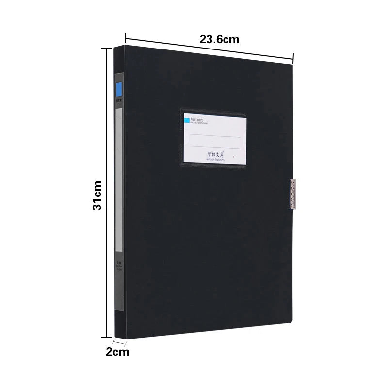 Thickened Large Capacity File Organizer For Desk Document File Box Storage Bag Standing Test Paper Bag 2.0cm 3.5cm 5.5cm 7.5cm