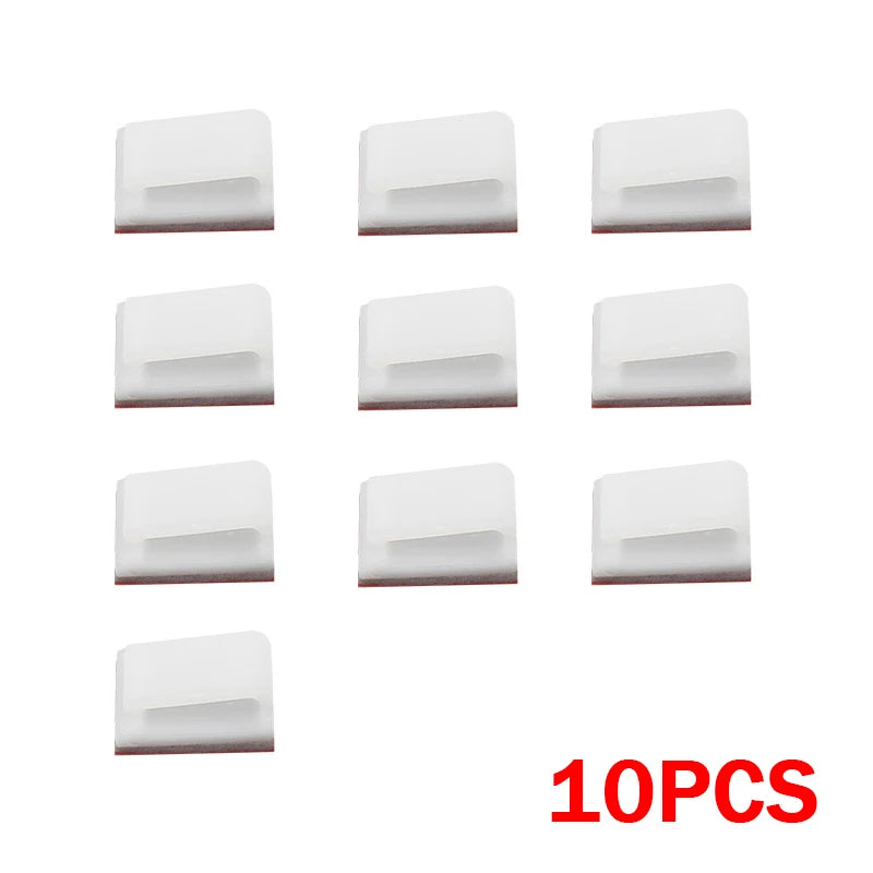 Light Strip Mounting Clips Self Adhesive Led Light Fasteners Mounting Holder Cable Clamp Organizer Led Fix Holder Clips