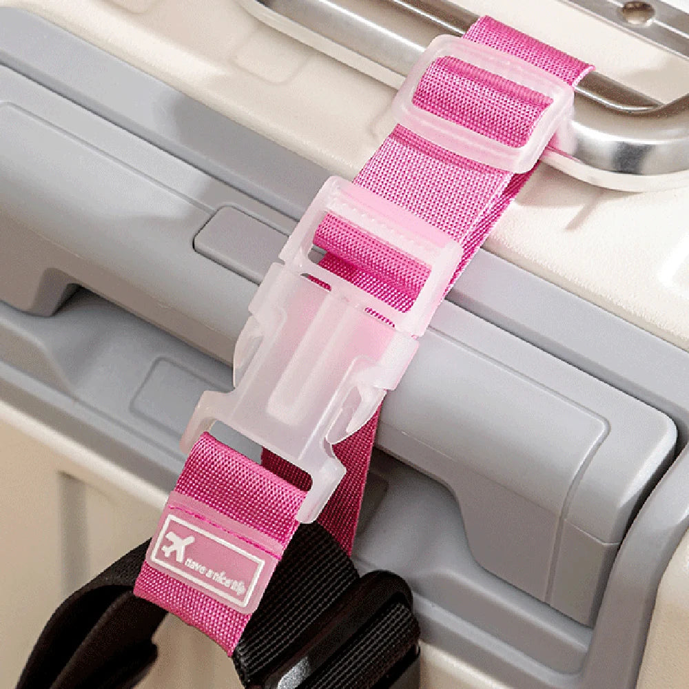 Cross Shape Luggage Fixing Strap Safety Anti Loss Buckle Adjustable Travel Suitcase Packing Hook Tie Belt
