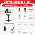 ZHIYUN Official WEEBILL 3S Handheld Camera Stabilizer 3-Axis Gimbal Bluetooth Shutter Gimbals for DSLR Mirrorless Cameras
