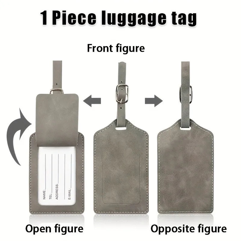 Luggage Tags for Suitcases Baggage Tags with Privacy Protection, Travel Essentials Luggage Accessories