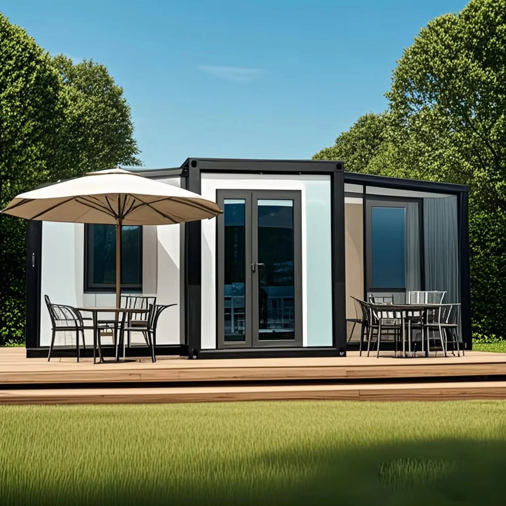 Prefab Luxury Hotel Ready Expandable Container House Modular Foldable Steel Structure European Design Home