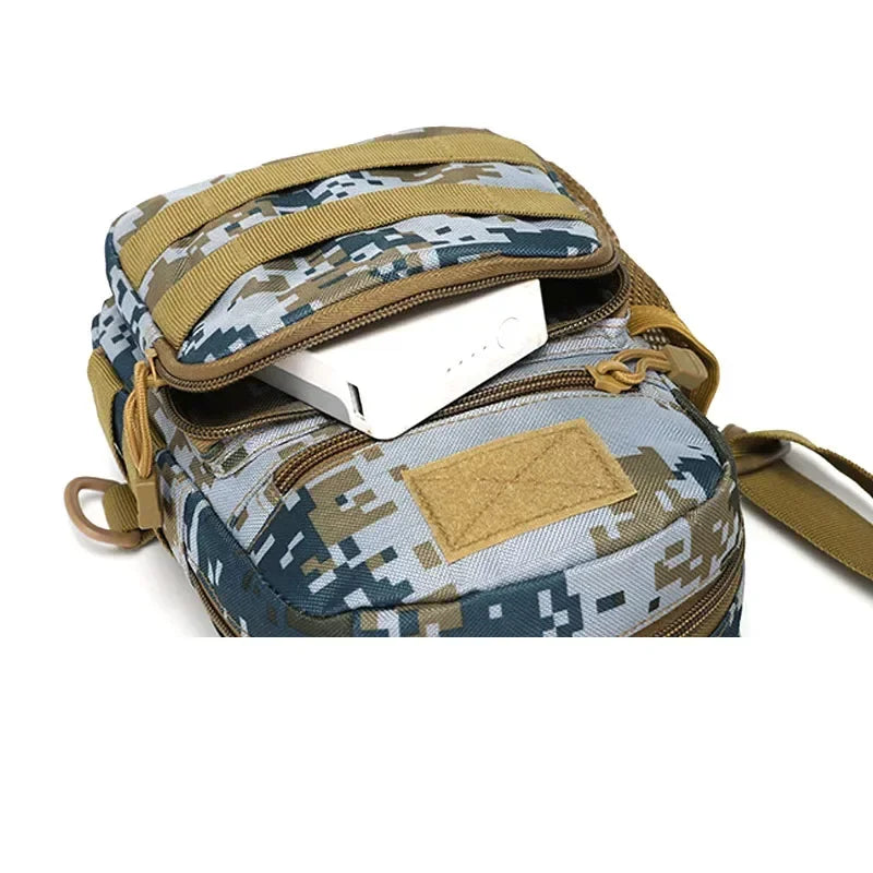 Tactical Shoulder Bag Men Hiking Backpack Nylon Outdoor Hunting Camping Fishing Molle Trekking Chest Sling Bag