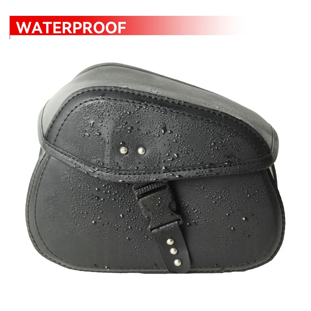 Universal Motorcycle SaddleBag Motorbike Side Bags Storage Tool for Harley Suzuki Kawasaki Yamaha ﻿