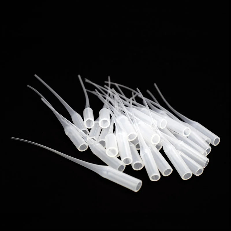 100PCS Universal 502 Instant Super Glue Dropping Tube Glue Dispensing Tube Adhesive Tool Micro-Tips Glue Extender
