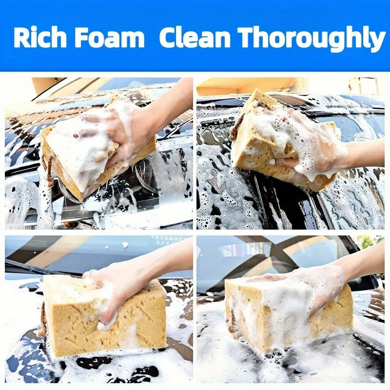 Auto Cleaning Tool Honeycomb Sponge Chenille Car Wash Gloves Dust Removal Brush Long Cleaning Brush Kit